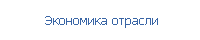  Экономика отрасли